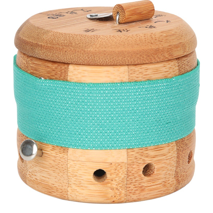 Aiwokan Moxibustion Jar with Bamboo Box, Portable Moxibustion Warmer, Open Flame Hanging Moxibustion Device, Upgraded Version of Moxibustion Warmer
