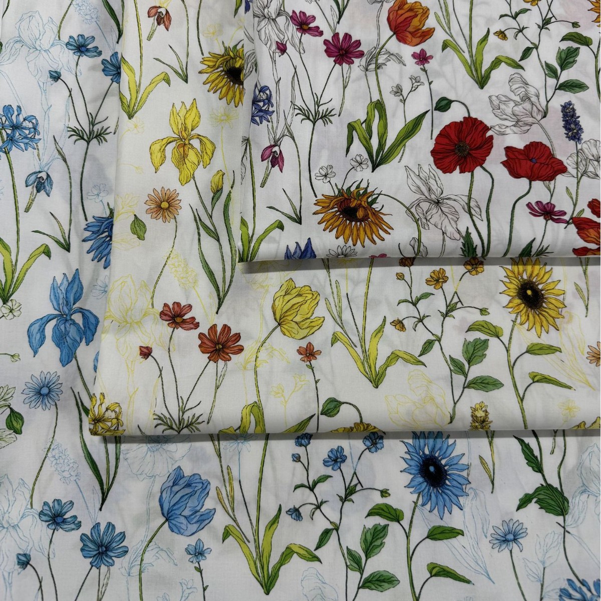 Liberty tana Cotton Meadow Muse (Meadow Muse) Flower Type Cotton 100 High Density