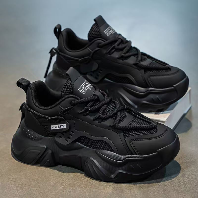 Men's Shoes 2025 New Summer Trendy Men's Thick-Soled Sports Popular Mesh Breathable Casual Dad Trendy Shoes for Men