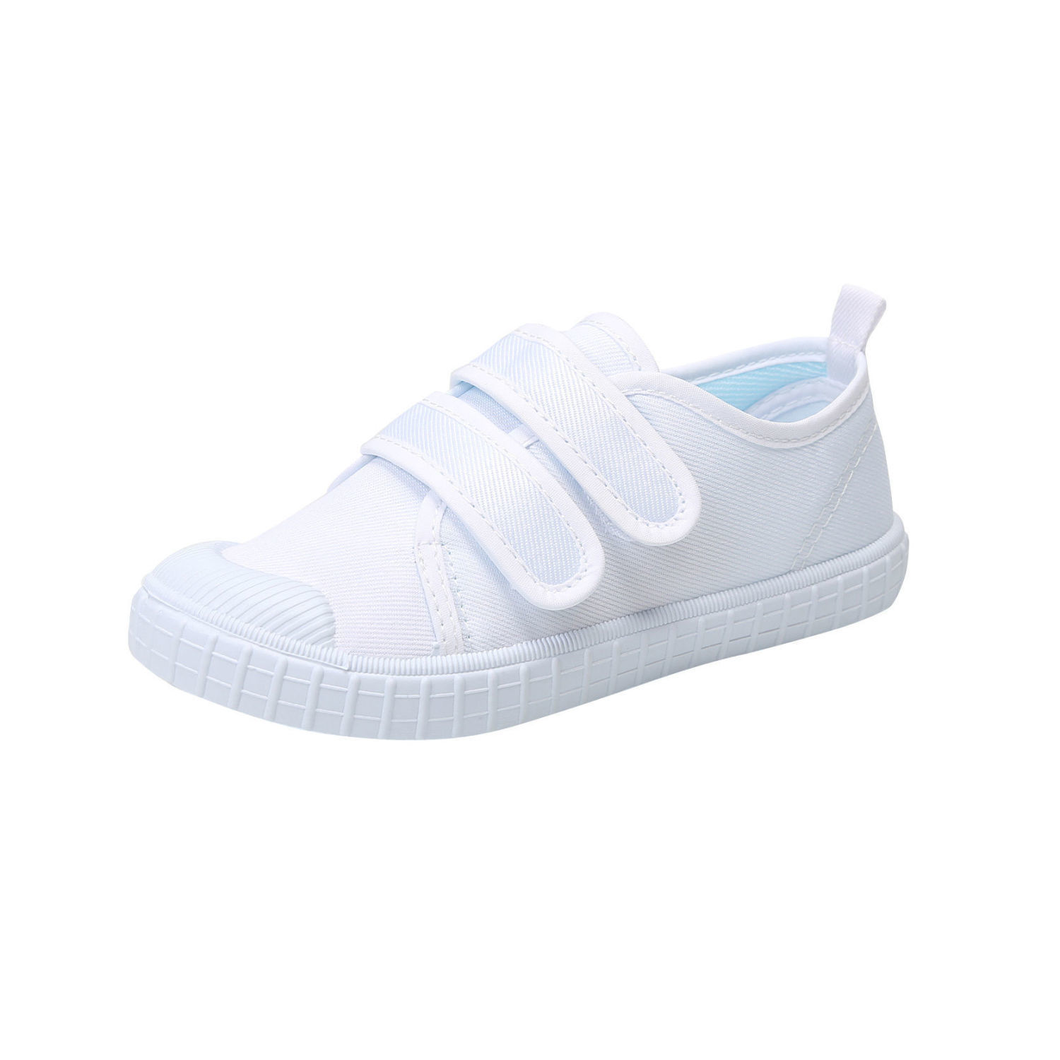 Picture of White shoes children's kindergarten white cloth shoes indoor student children's shoes baby dance shoes boys and girls white sneakers