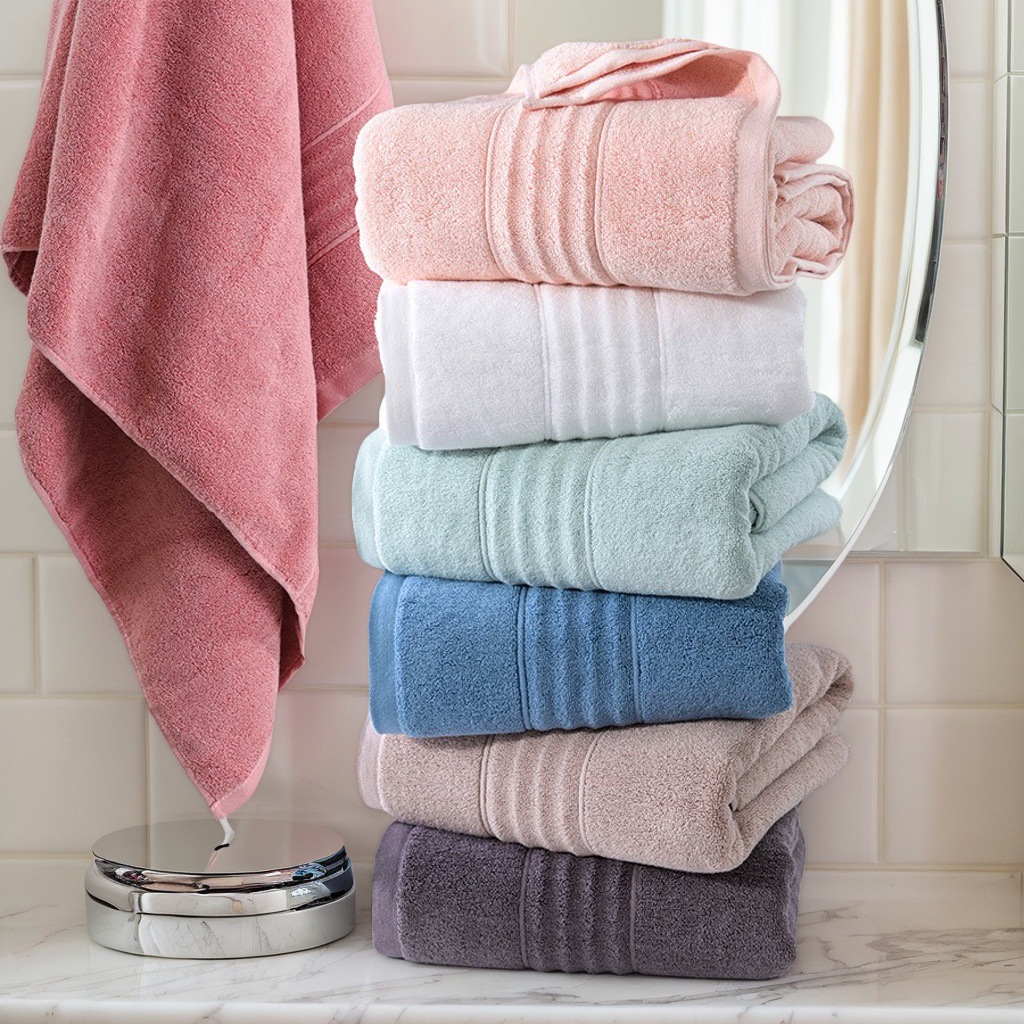 80*170 long staple cotton class a cotton large bath towel thickened to increase the bath towel gift business super Amazon lint