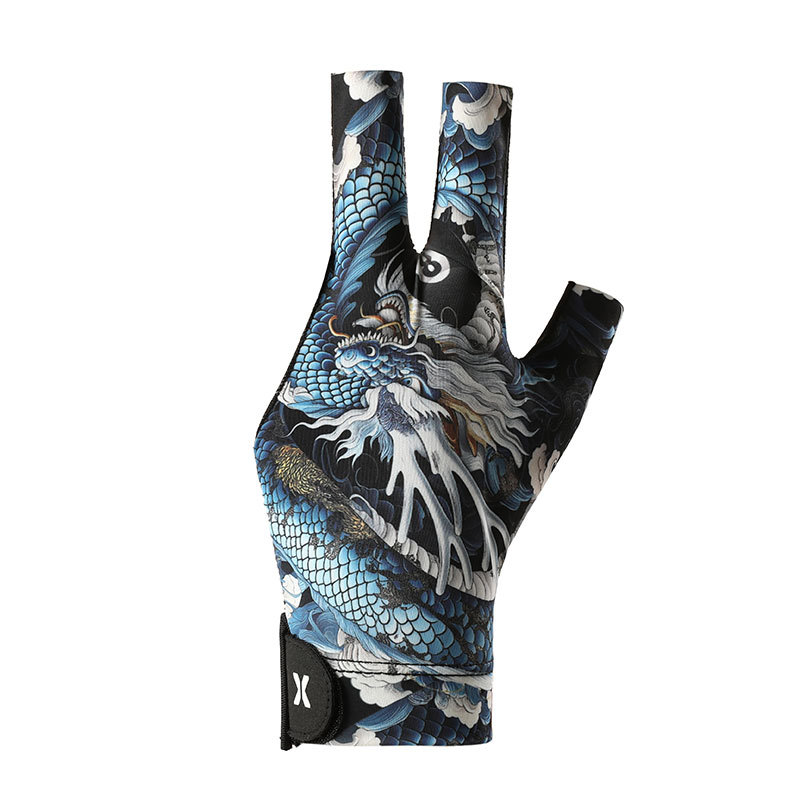 Picture of Billiards Gloves with Three Fingers Leaking for Left and Right Hands, Single Smooth Elastic Ice Silk Breathable Non-Slip Thin Billiards Gloves for Men and Women