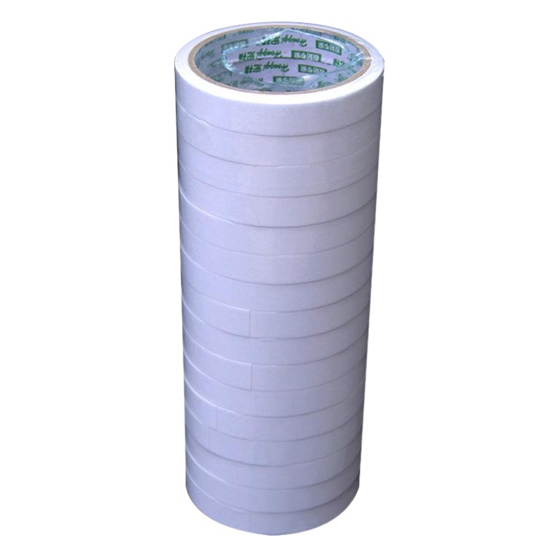 Thin white double-sided adhesive strong student handmade double-sided adhesive 10 meters long double-sided adhesive wholesale specifications
