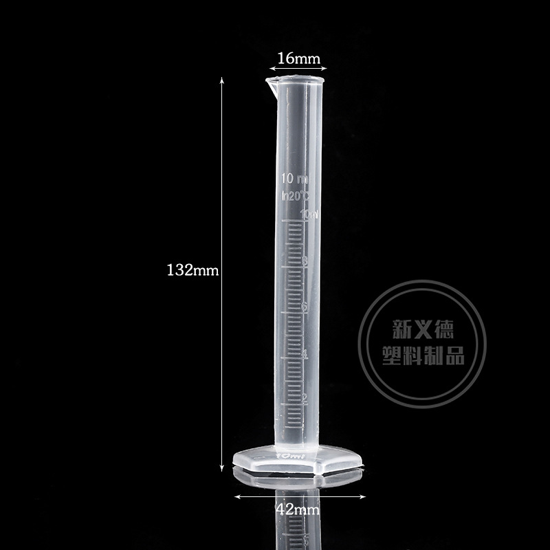 Picture of SOURCE manufacturer plastic measuring cylinder thickened PP scale measuring cylinder measuring cup white line measuring cylinder acid and alkali resistant scale clear