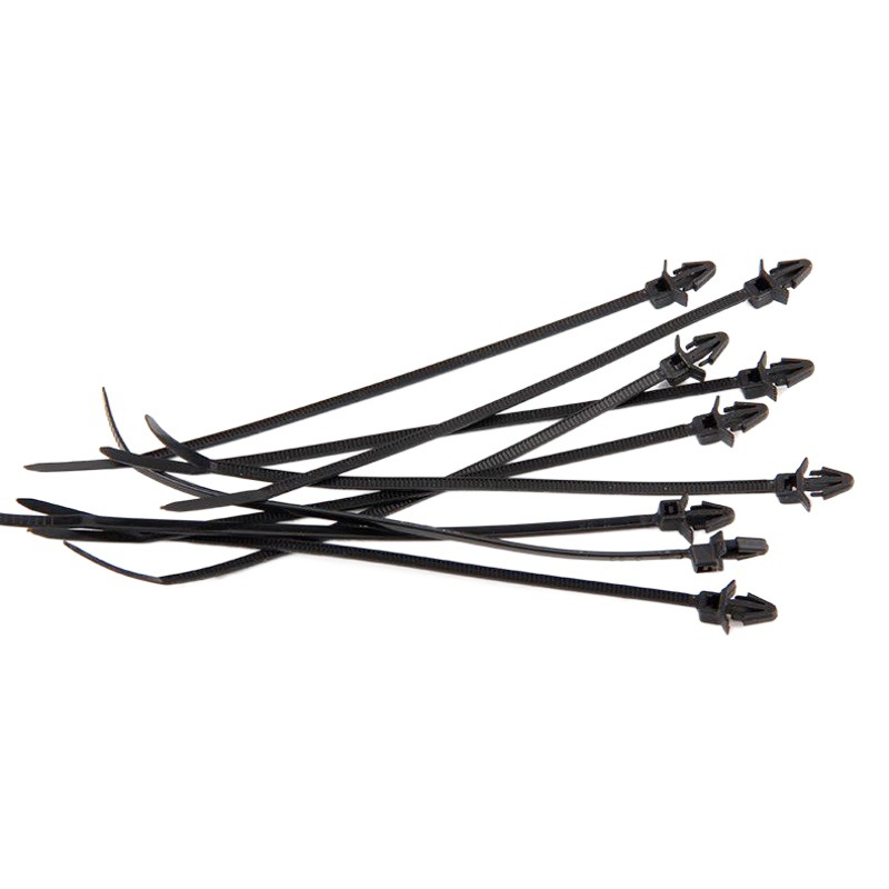 Aircraft Head Tie Pin-Type Arrow Harness Fixed Nylon Strap Side Tie Car Substrate Harness Strap