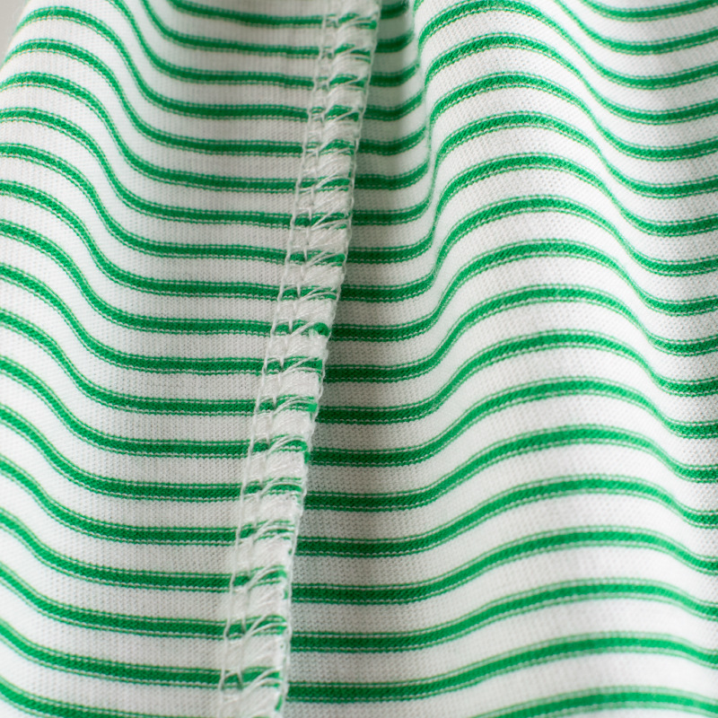 Picture of 2025 Summer Korean Style Kidsren's Clothing New Product Kidsren's Short-Sleeved T-Shirt Stripesd Baby Clothes Bottoming Shirt Drop Shipping