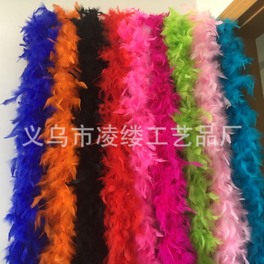 Feather Fire Strip Decoration Feather Bar Clothing Accessories Wedding Diy Turkey Tops Jewelry Material 80g