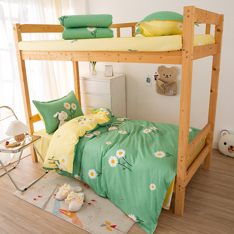 Picture of Bedding Set for Student Dormitory, Single-Person Quilt, Complete Six-Piece or Eight-Piece Set, Double-Person Warm Quilt Core, Full Mattress Set
