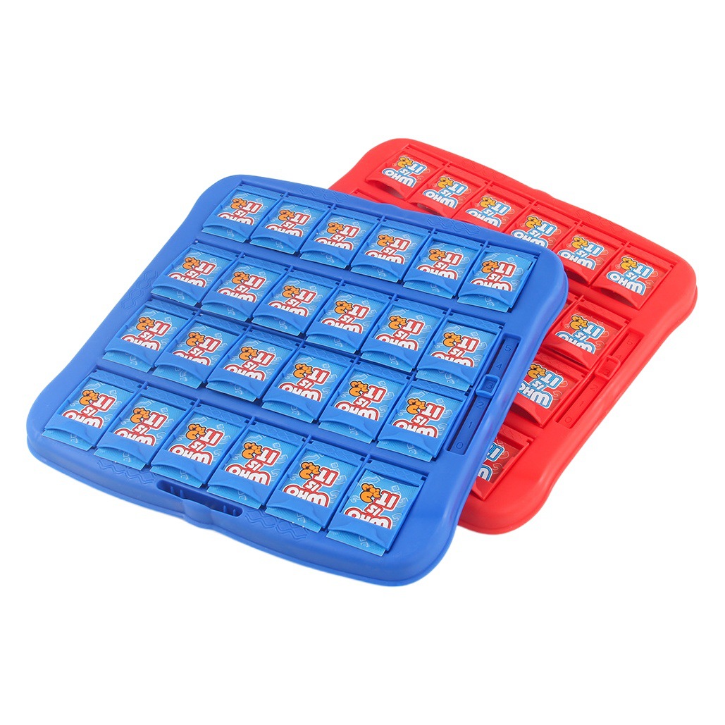 Children's desktop parent-child interactive small toy game animal fruit characters guess who I am educational toys