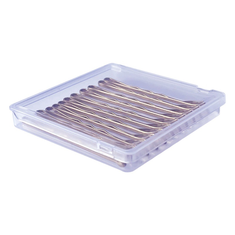 Jewelry packing box card storage box transparent plastic PP plastic square box covered paper clip packaging box factory