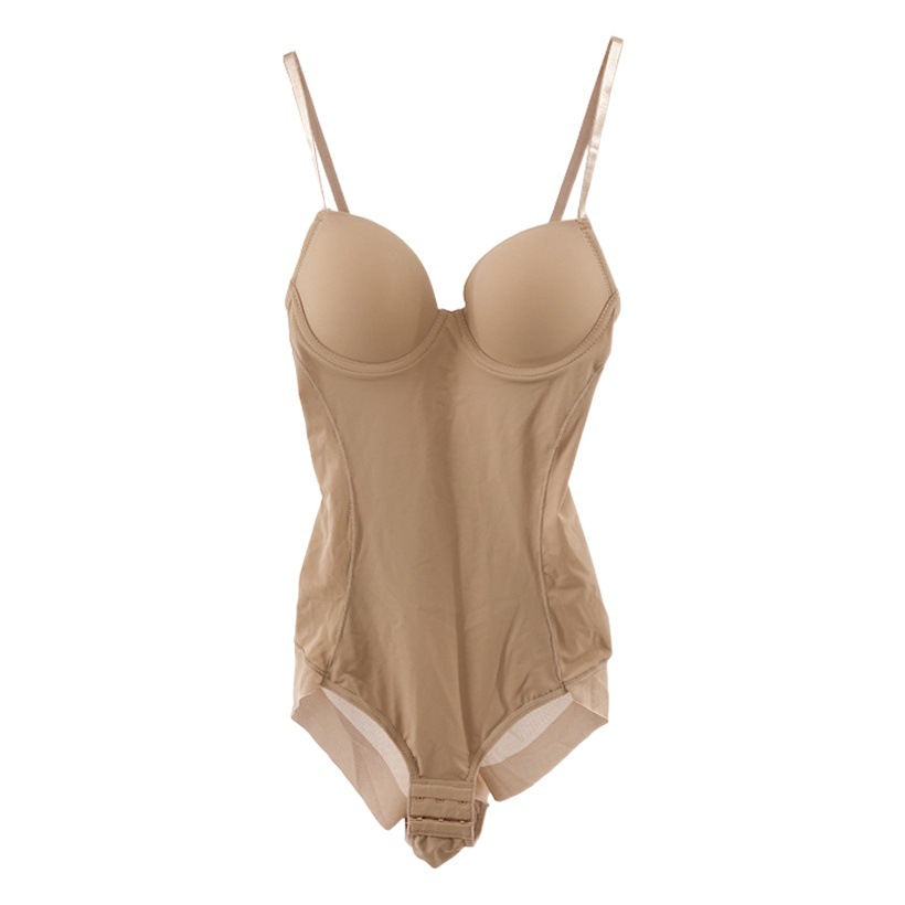 Summer Ultra-thin Body Shaping Clothes with Bra Postpartum Body Shaping Underwear Abdomen Tinting Waist Sling Body Shaping Underwear