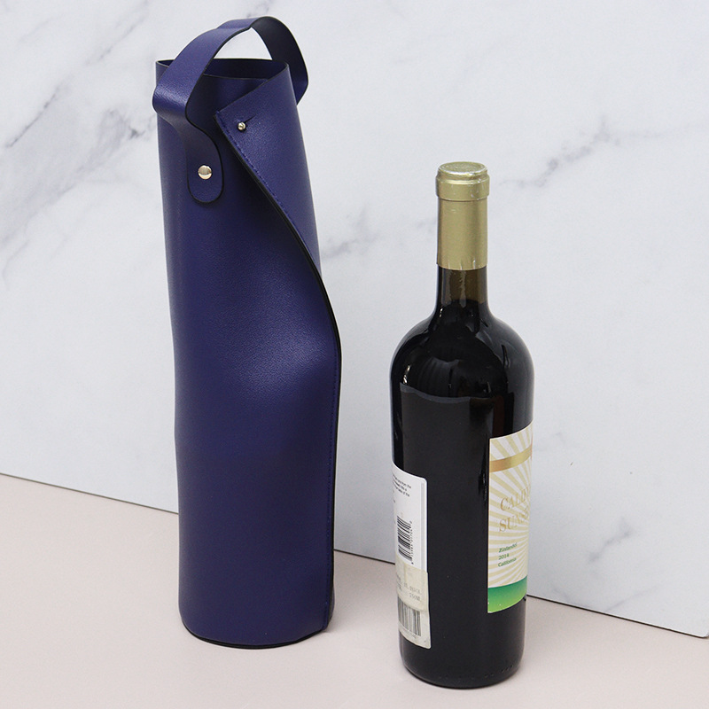 Picture of Spot red wine bag leather portable red wine gift box waterproof wine bag wine gift bag