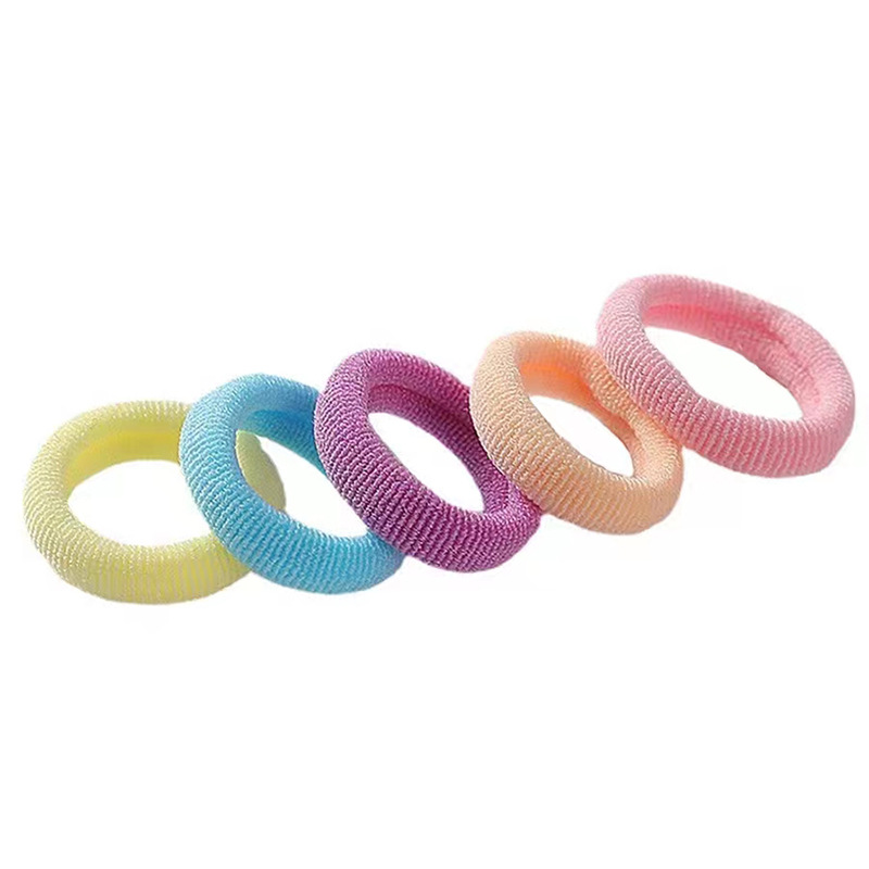 Picture of Single Wholesale Black Headband Hair Tie for Women Korean Style High Elasticity Does Not Hurt Hair Rubber Band High Ponytail Baby Hair Accessories