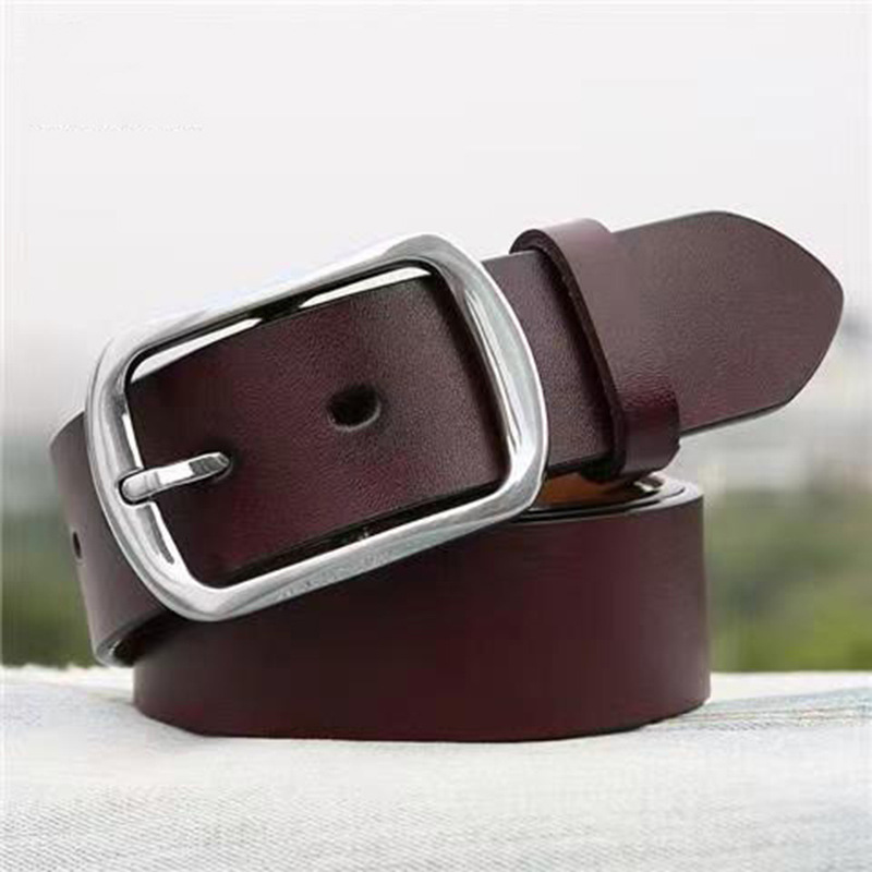 Picture of New belt leather men's belt real cowhide belt casual Joker men's pin buckle belt manufacturers wholesale