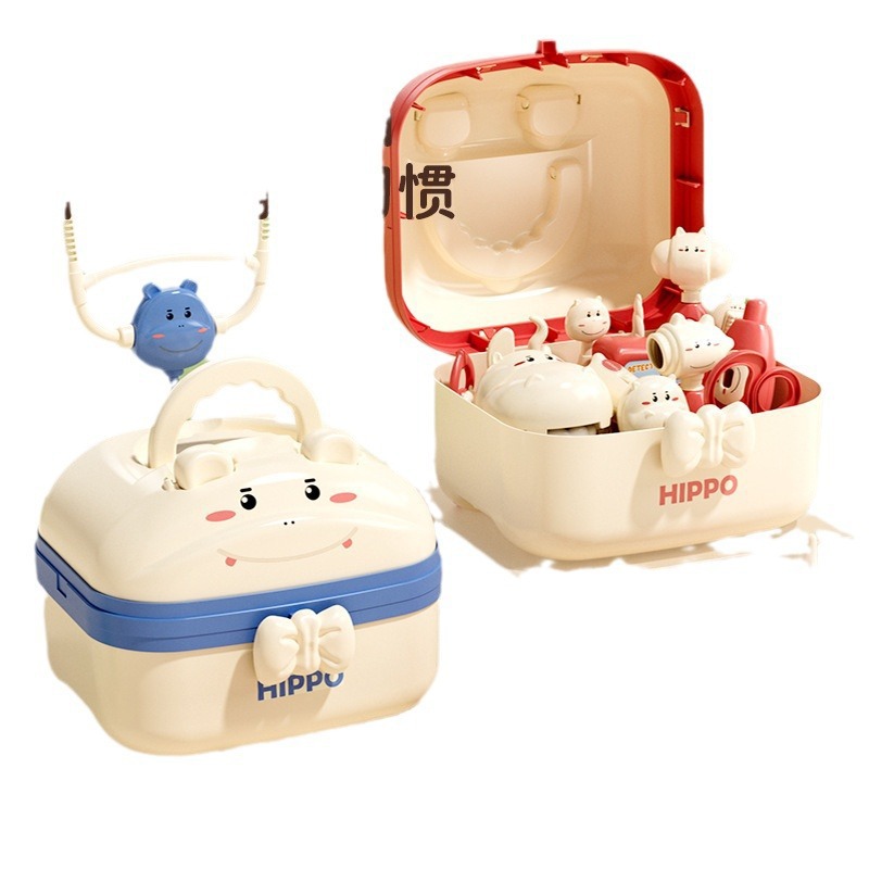 Picture of Children play small doctor toy suit boys and girls simulation play house injection medical kit to see a doctor baby gift