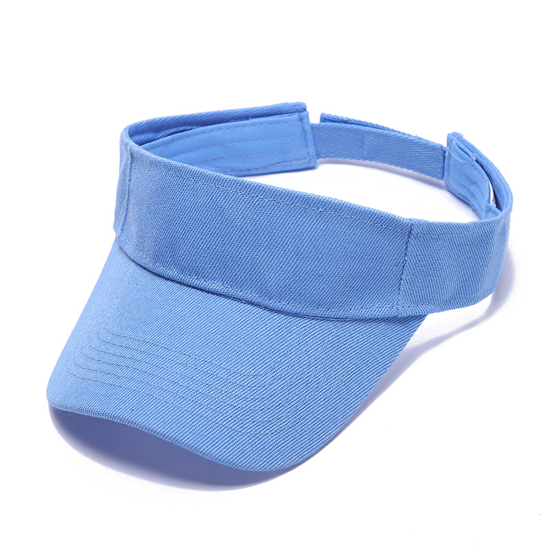 Summer Solid Color Empty Cap Women's Sports Hat Men's Sunshade Sunscreen No Top Baseball Cap Women's Casual Cap