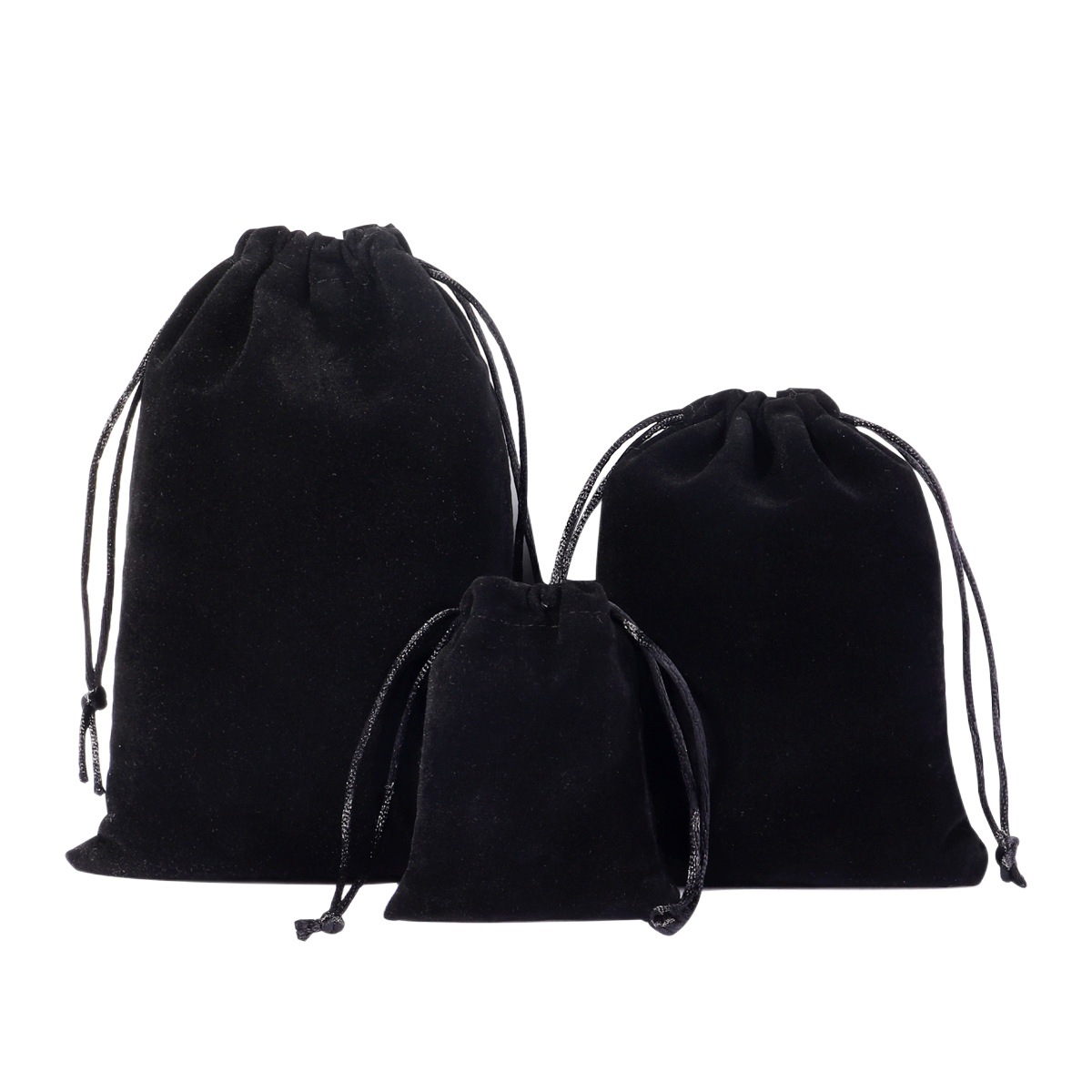 Velvet Bags Wholesale Drawstring Drawstring Jewelry Bags Jewelry Storage Bags Jewelry Black Velvet Drawstring Flap Pocket Pantss