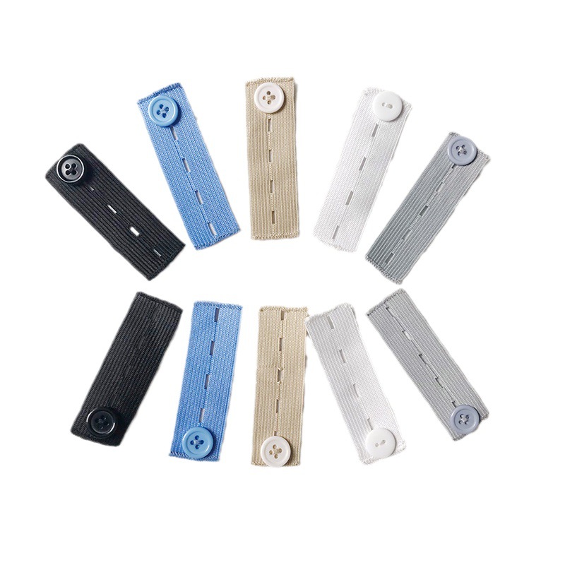 Picture of Original elastic waist extension buckle pregnant women fat men's pants adjustable change pants extender