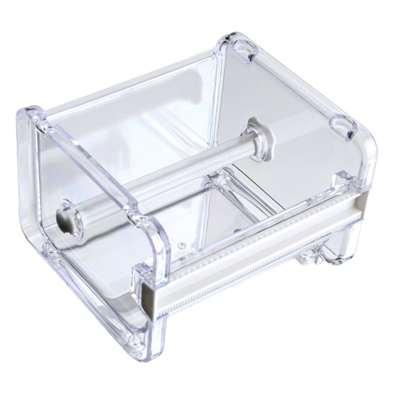 ins Japanese Style Non-Print Style Mini Multi-Use Tape Seat Tape Cutter Office Stationery Tape Storage Box