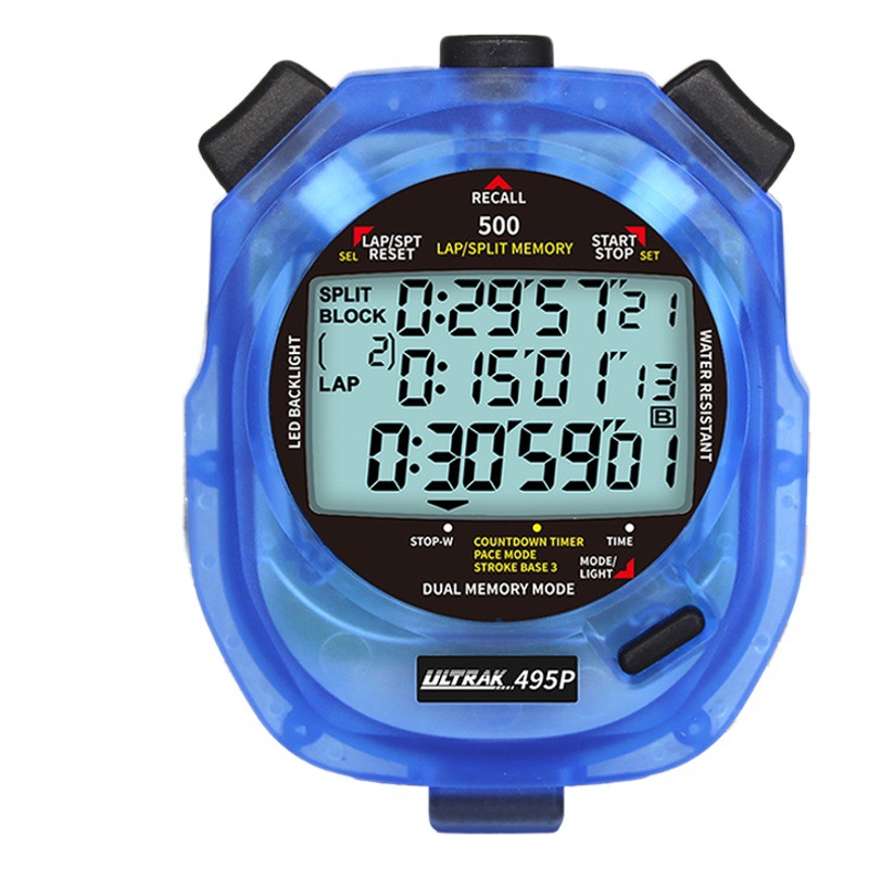 Electronic stopwatch DT495P Dinger ULTRAK Osek 500 Channel 3 Row Display Timer Track and Field Training