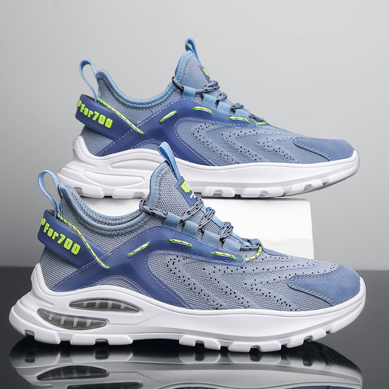 Spring Sneakers Men's Outdoor Lightweight Breathable Running Shoes Lazy Shoes Cross Border Fashion Casual Trendy Men's Shoes