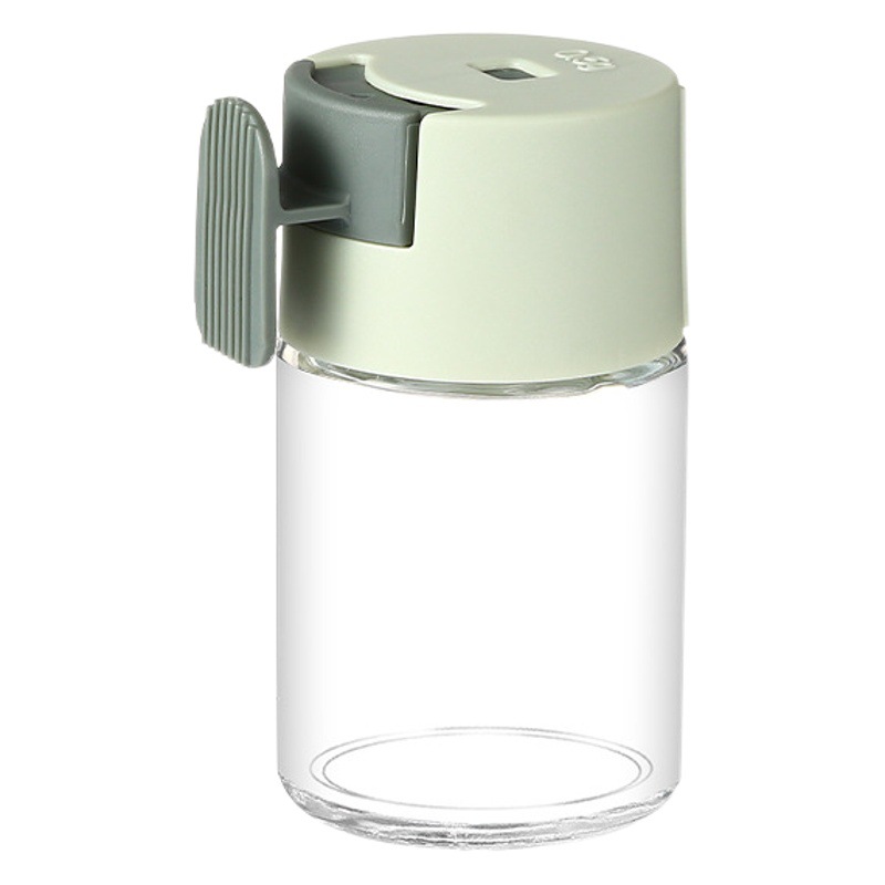 New quantitative control salt bottle press seasoning jar sealed seasoning box salt jar cone seasoning Jar Kitchen Supplies