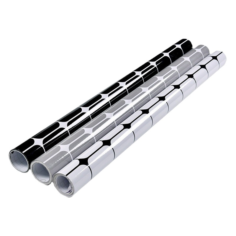 Cross-border self-adhesive wallpaper waterproof kitchen oil-proof sticker high temperature resistant stove cabinet oil fume moisture-proof aluminum foil tin foil