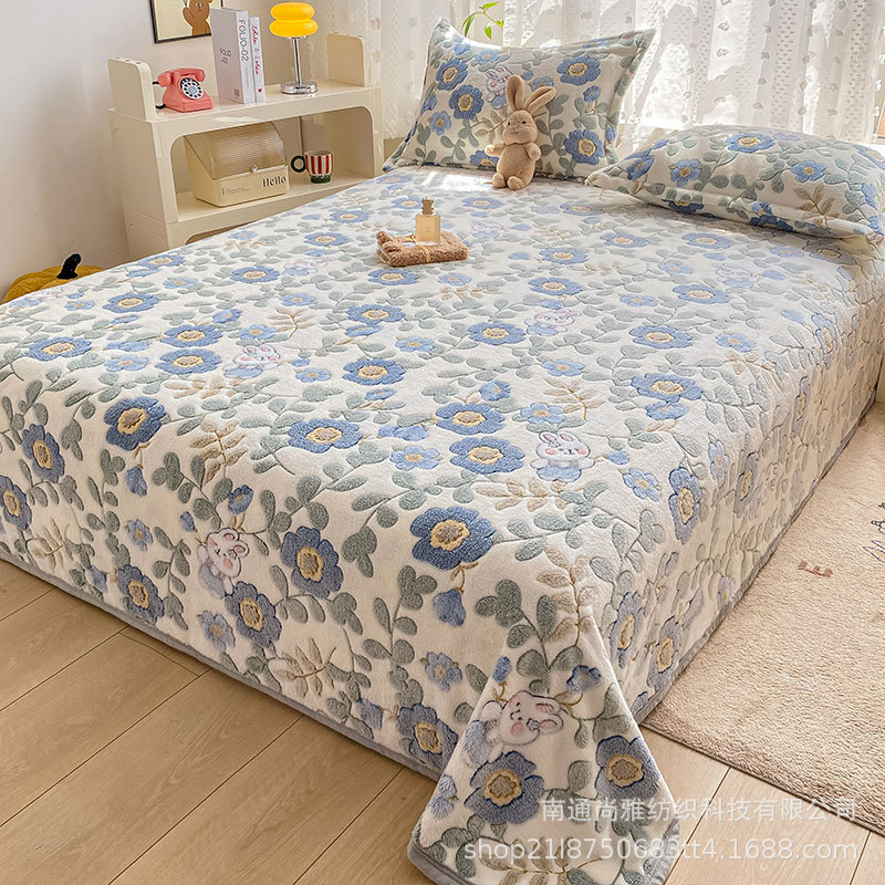 Picture of Blanket Coral Fleece Cover Blanket Flannel Blanket Cartoon Sofa Blanket Single Bed Sheet Single Air Conditioning Nap Blanket Quilt