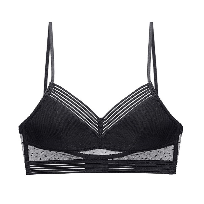 Sexy Lace U-shaped Large Backless Underwear Women's No Steel Ring Bra Ultra-thin Invisible Bra Cross-border Bra