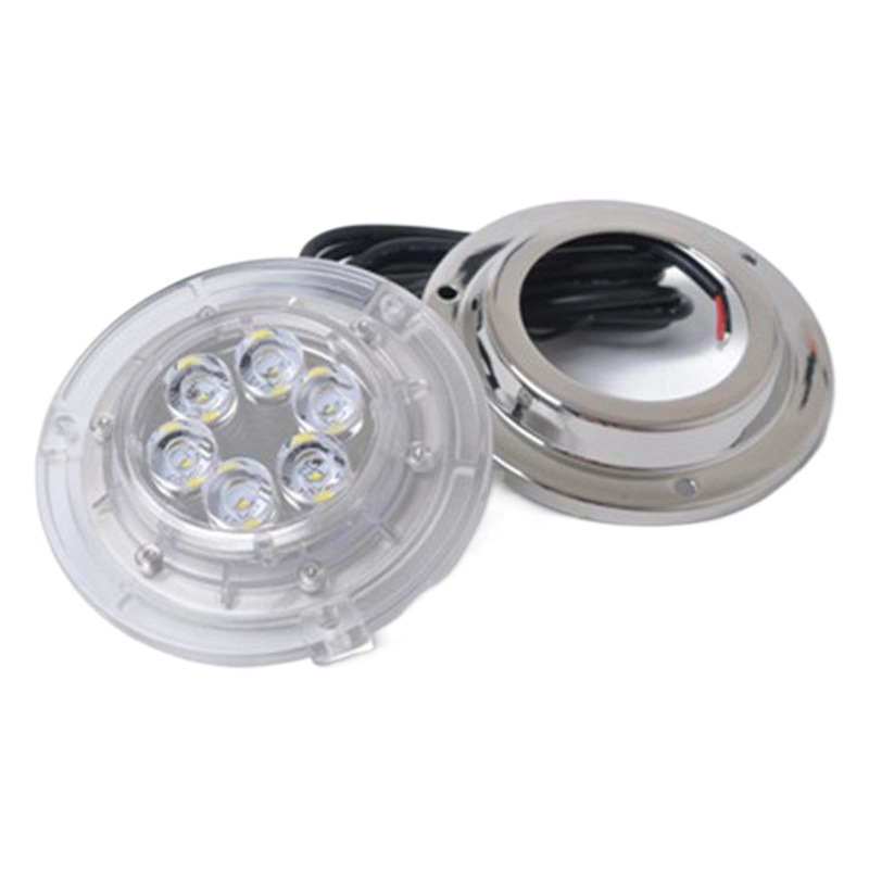 Stainless Steel LED underwater light cross-border yacht fishing boat ship stainless steel shell LED light blue white light