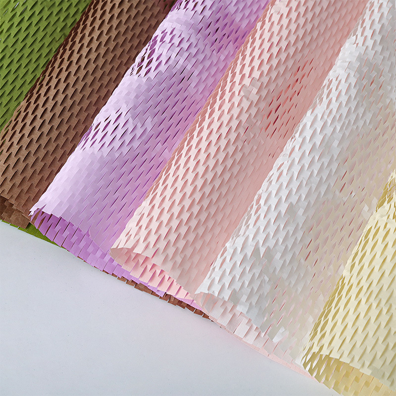 Packaged Honeycomb Paper, Honeycomb Paper Bouquet Wrapping Paper, Thickened Grid Paper, Flower Wrapping Paper, Gift Wrapping Special Paper