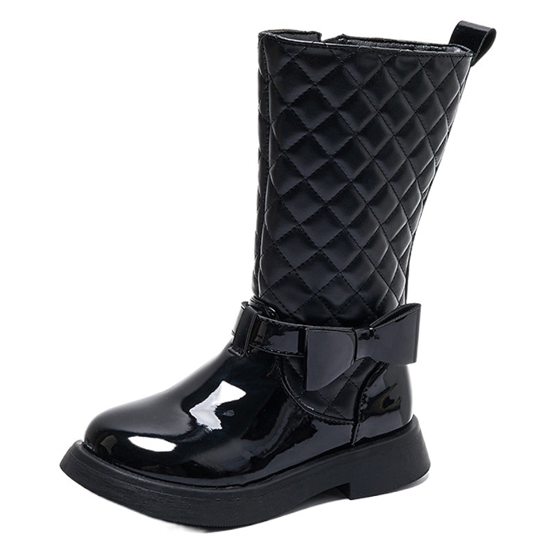 Girl's Martin boots British short boots Internet celebrity children's boots autumn and winter Princess fashion butterfly wings Western style single boots
