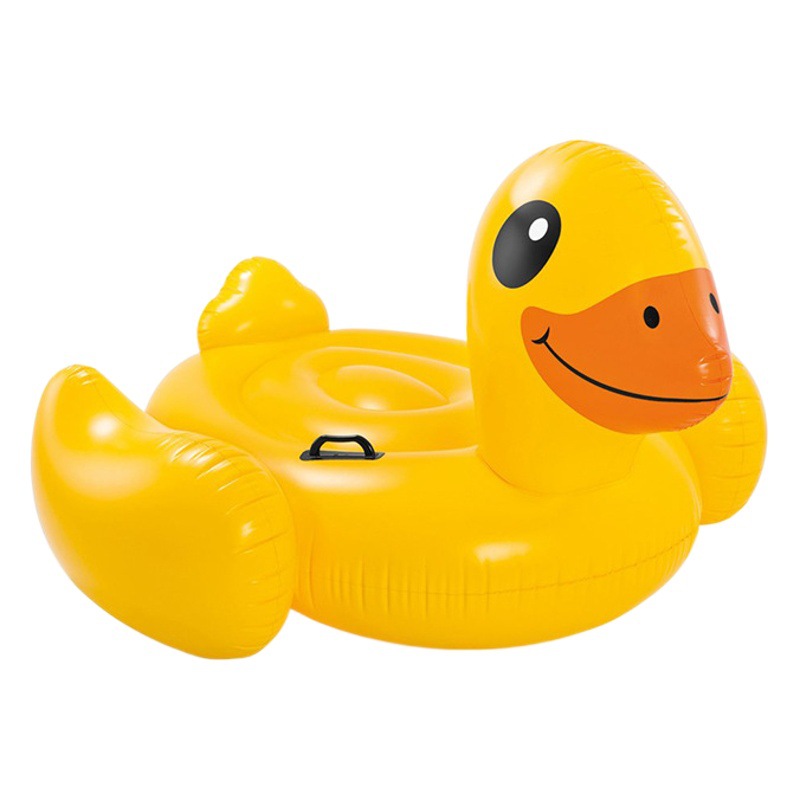 INTEX57556 small yellow duck floating water float leisure entertainment floating seat swimming ring inflatable