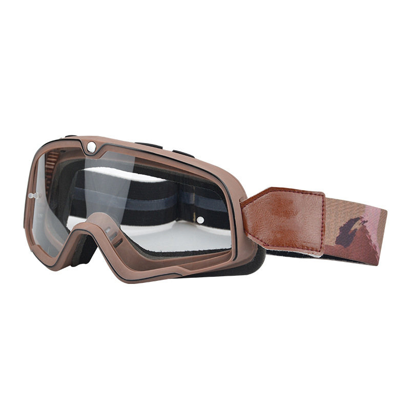 Picture of Anroer's New Wholesale Motorcycle Goggles Uv Retro Goggles Windproof and Dustproof Helmet Glasses # 8067