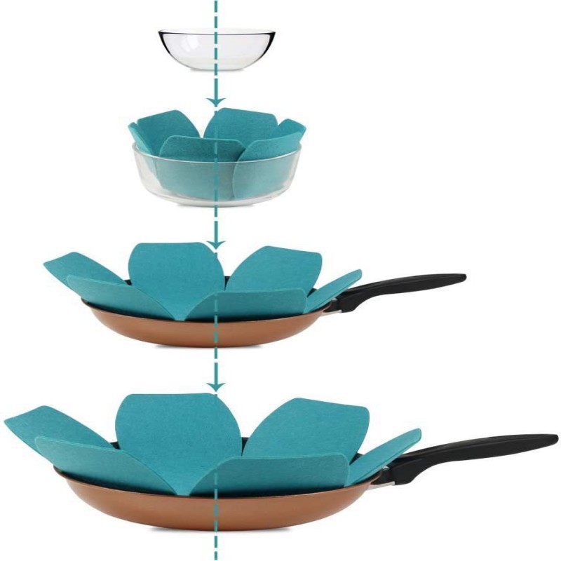 Amazon non-woven pot bottom protection pad easy to clean wholesale felt flower pot pad combination