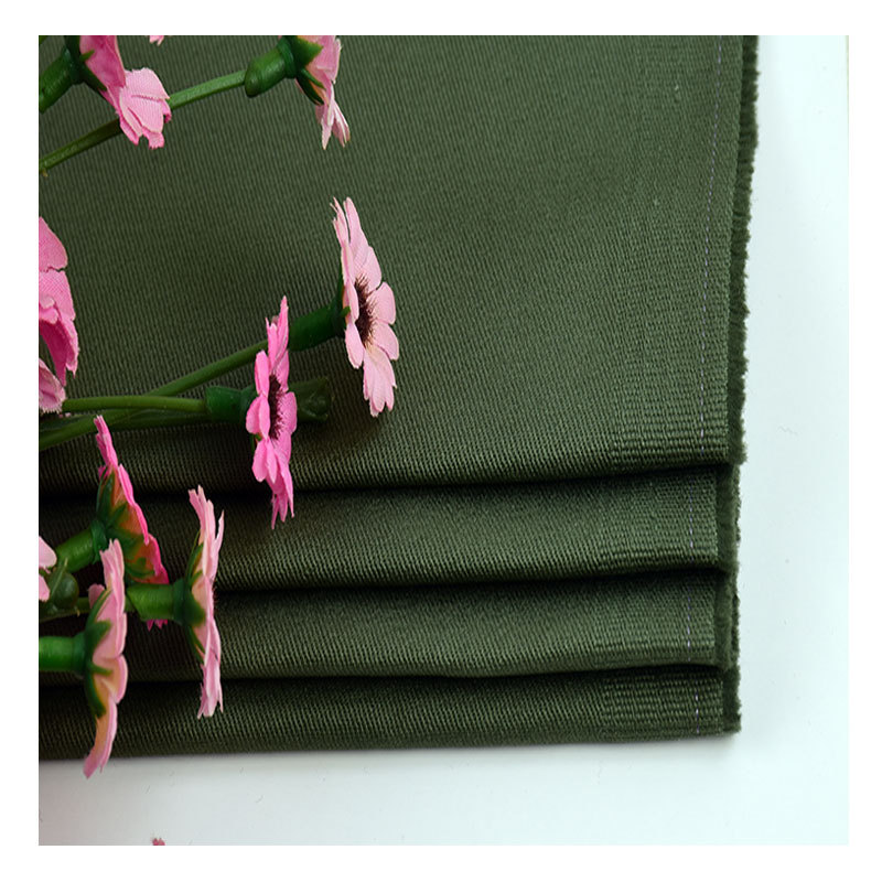 Pure Cotton Twill Elastic Cloth Tooling Trousers Fabric Fashion Jacket Coat Cotton Fabric