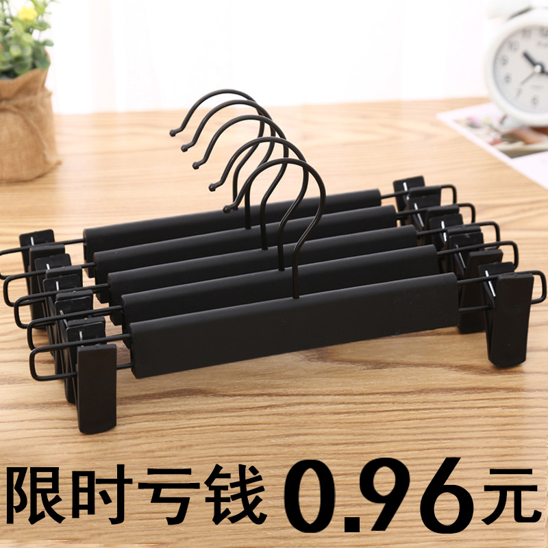 Picture of Non-slip plastic pants rack pants clip wholesale clothing store pants rack rotating hanger pants hanger clip skirt clip