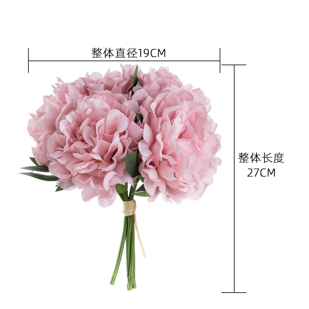 Picture of Manufacturer Recommends Erin Peony Wedding Holding Flowers Simulated Flowers Wholesale Home Decoration Craft Plants Mw11221