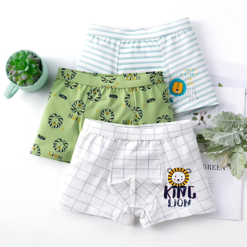 Picture of Boys' briefs children's cotton 50 boxer shorts boys' boxer shorts cartoon children's underwear