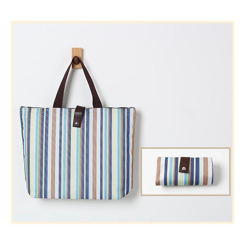Picture of Oxford Cloth Foldableing Shopping Bag Satchel Shopping Bag Satchel Advertising Environmentally Friendly Foldableable Grocery Shopping Bag Customization