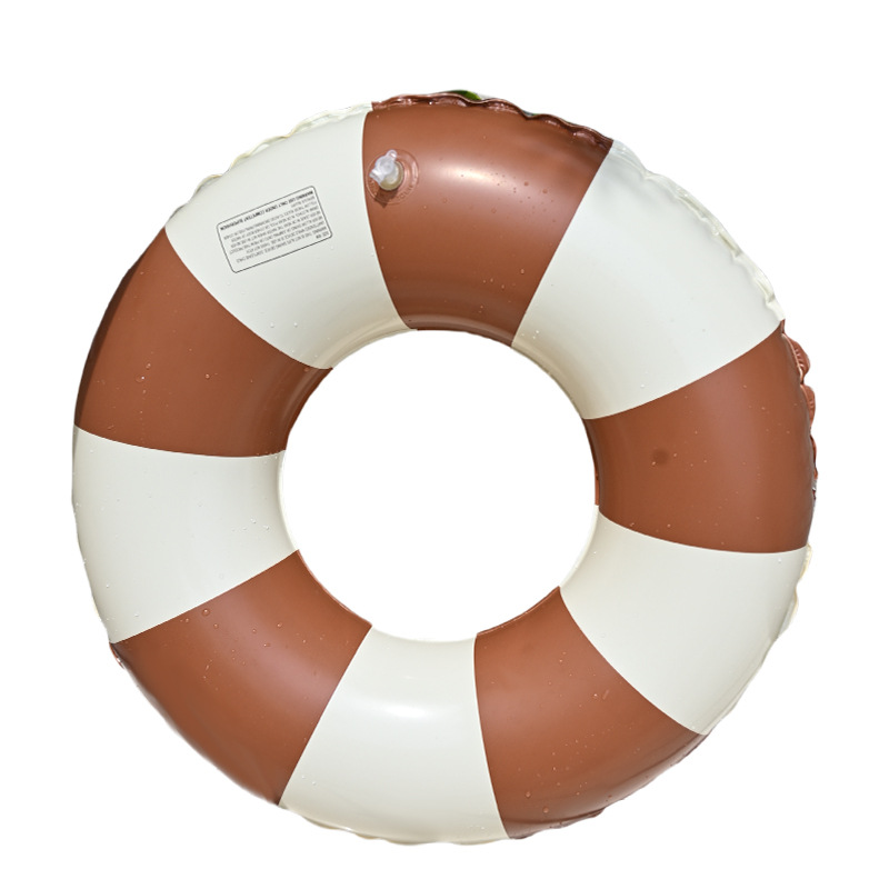 Picture of Factory wholesale thickened children's striped adult swimming ring inflatable underarm ring net red floating ring double airbag swimming ring