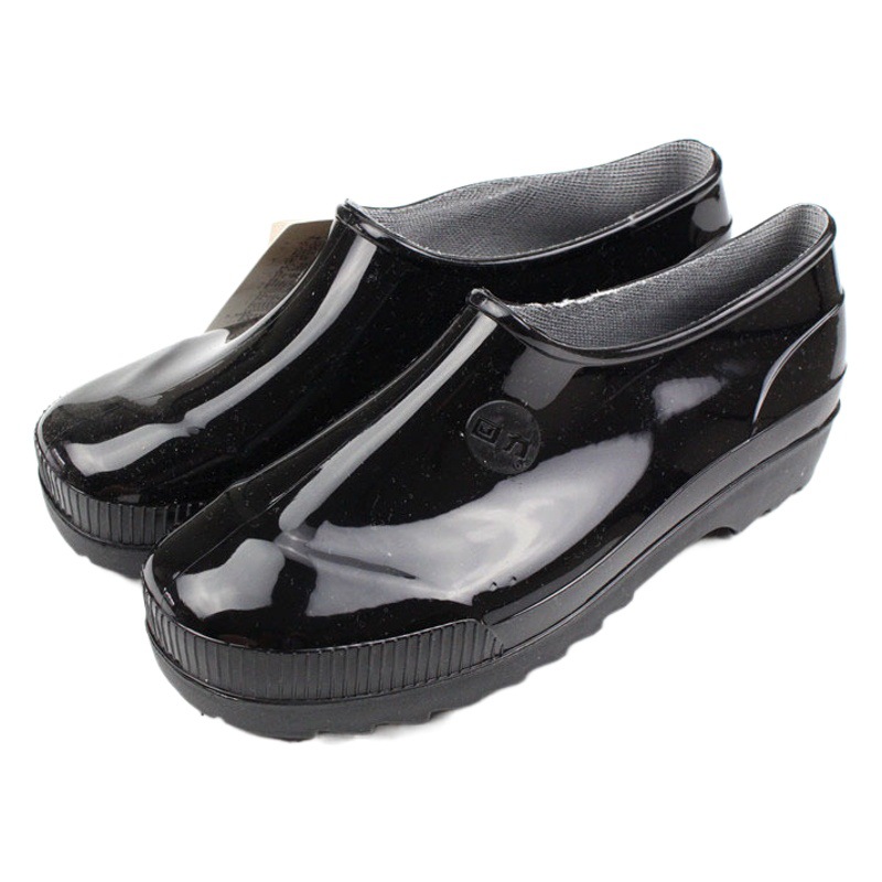Shanghai 3087 men's rain boots short pvc non-slip spring and autumn rain boots men's slip-on ingot rubber shoes wholesale