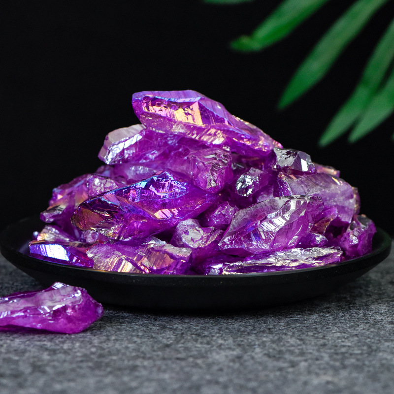 Picture of Spot wholesale Crystal raw stone aromatherapy stone scented stone natural powder Crystal Green fluorite amethyst Citrine Crystal Stone