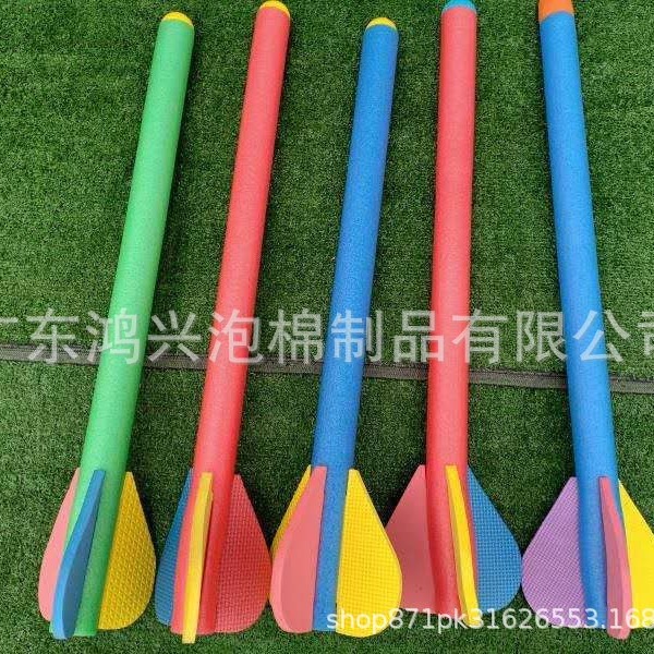 Lasted three-leaf ejection sponge bazooka porous ejection sponge bazooka EPE rocket toy manufacturers