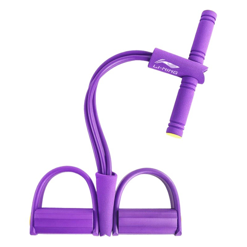 Li Ning Pedal Puller Sit-Ups Auxiliary Slim Belly Curling Fitness Home Pilates Rope Yoga Equipment