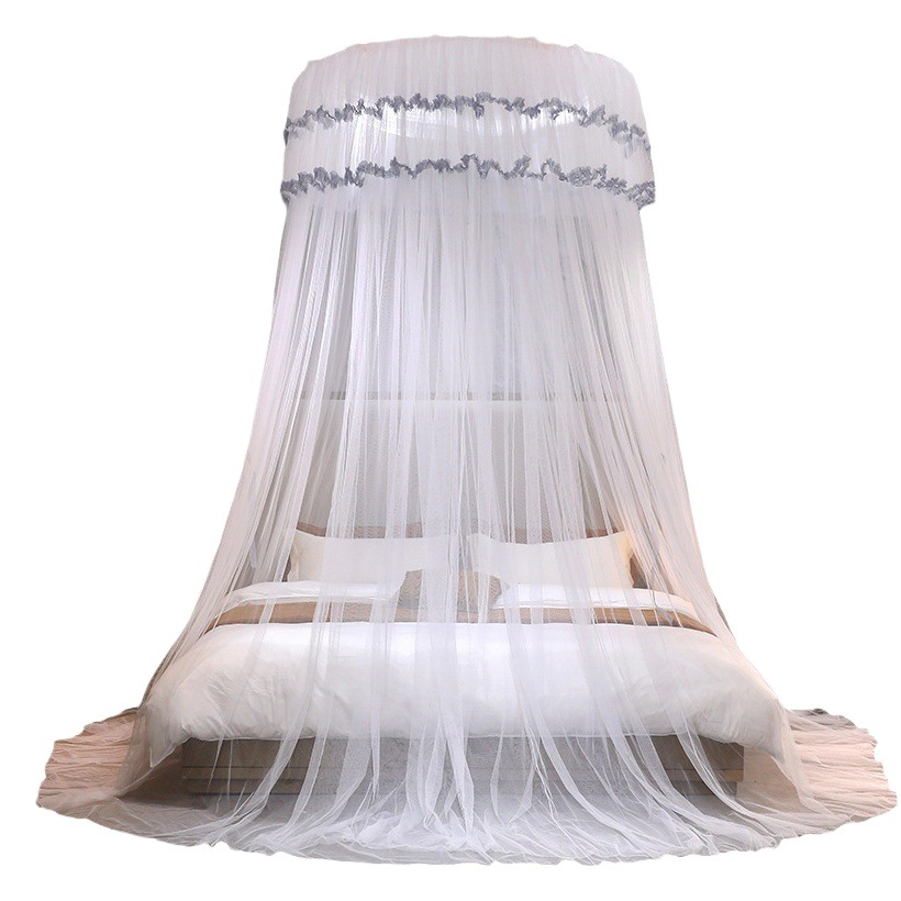 2024 Dome Mosquito Net with Round Diameter 1.2m Hanging Mosquito Net Single and Double Household 1.5m Bed 1.8m Bed