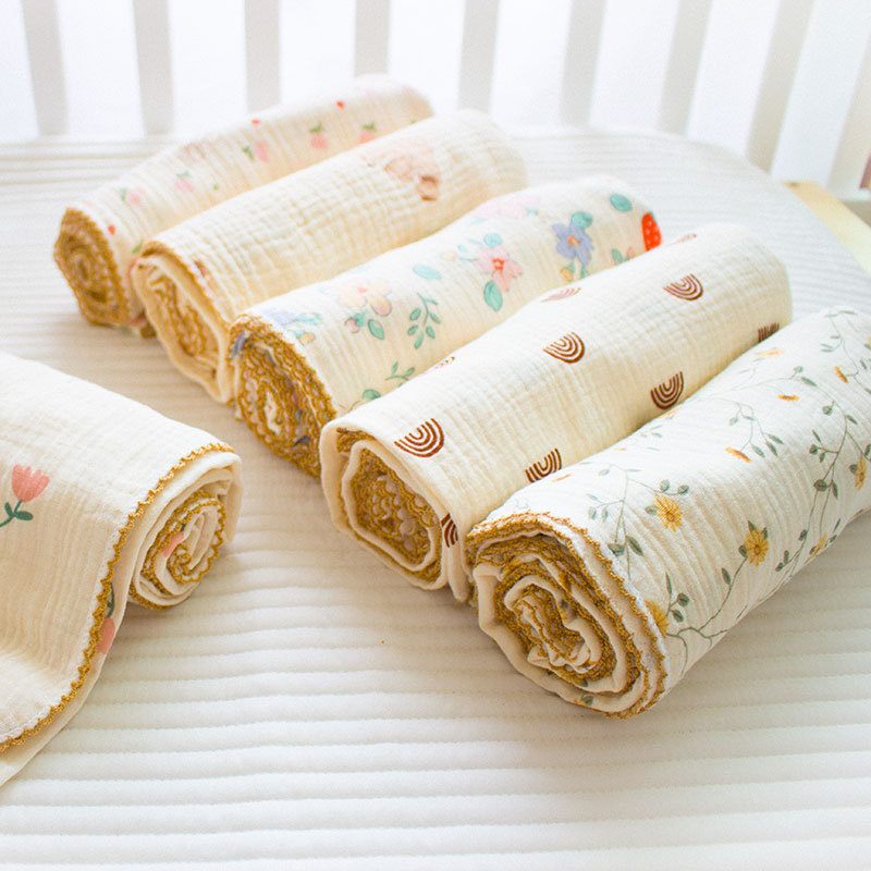 Gauze Blanket Holding Quilt Cotton Bath Towel Newborn Supplies Class A Baby Bag Single Bag for Newborn Infants