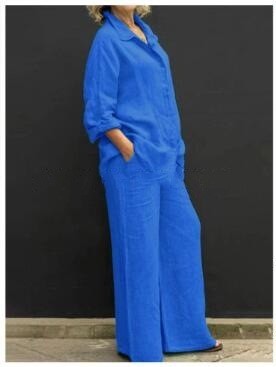 Picture of Foreign trade new ladies shirt suit 2024 leisure city suit independent station women's AliExpress Amazon