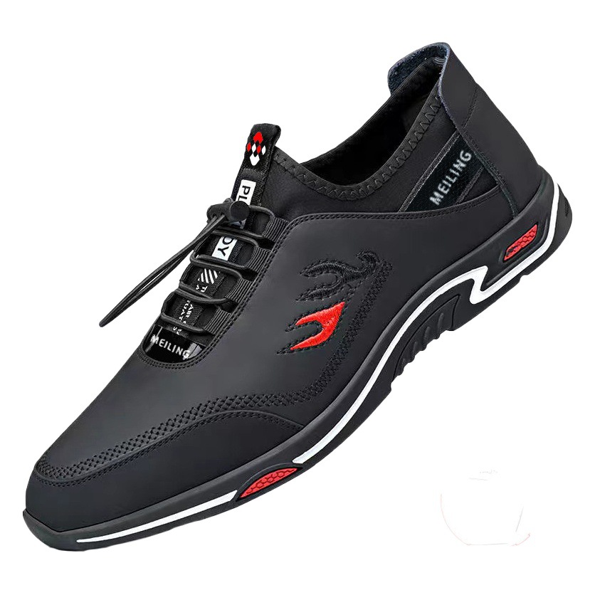 Men's Sports Shoes 2025 Spring New Men's Shoes Korean Style Men's Casual Shoes Lightweight Soft Sole Fashionable Men's Shoes