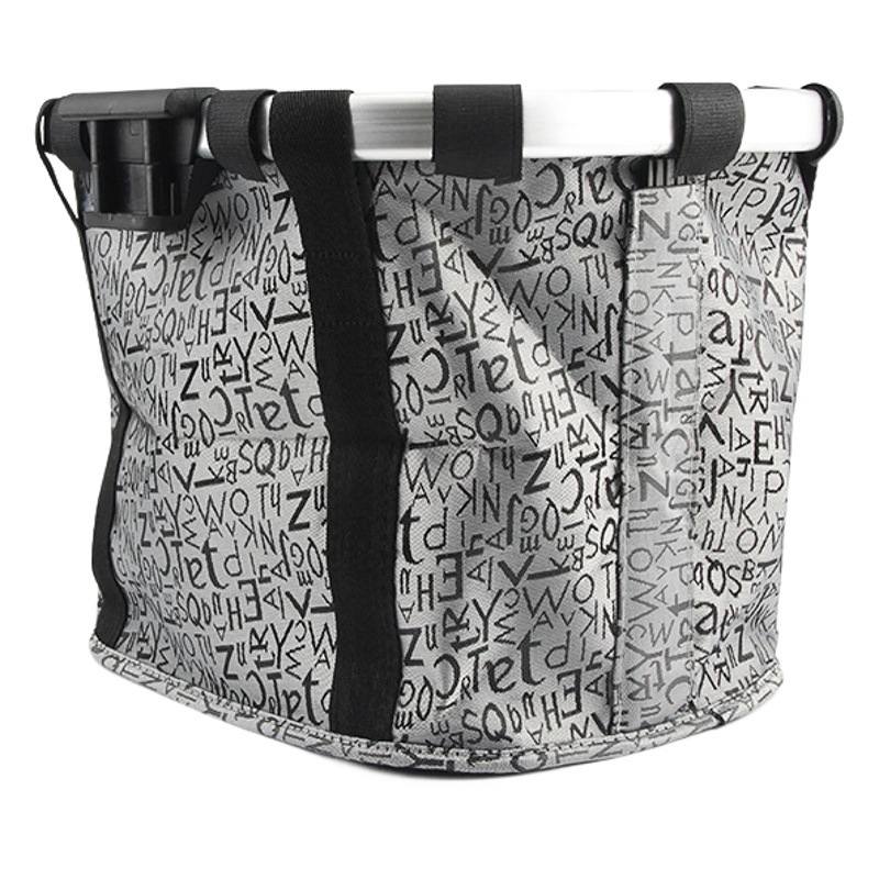 Folding Bike Basket, Bicycle Basket, Aluminum Alloy Front Bag, Mountain Bike Accessories, Folding Bike Bag